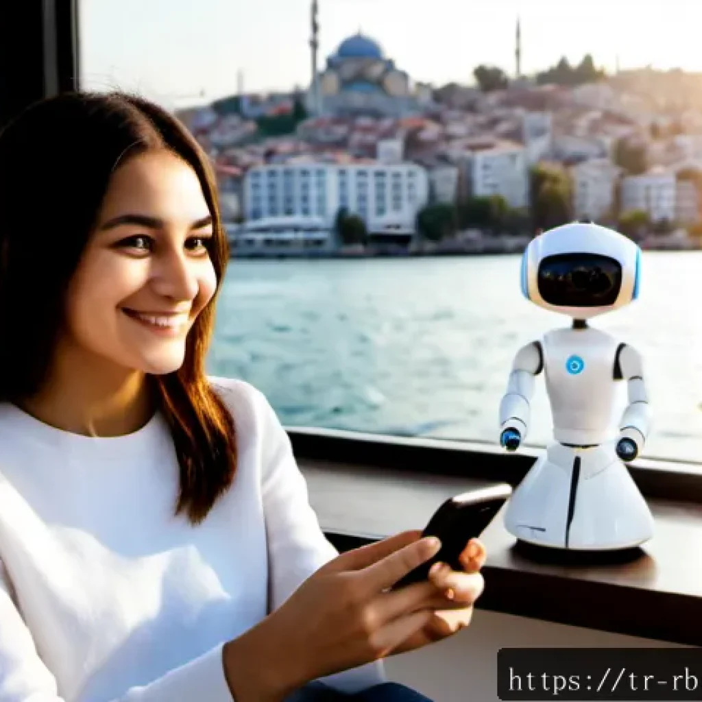 로봇 심리상담의 사용자 만족도 조사 - Photorealistic modern counseling lounge in Istanbul, a friendly small humanoid therapy robot sitting...